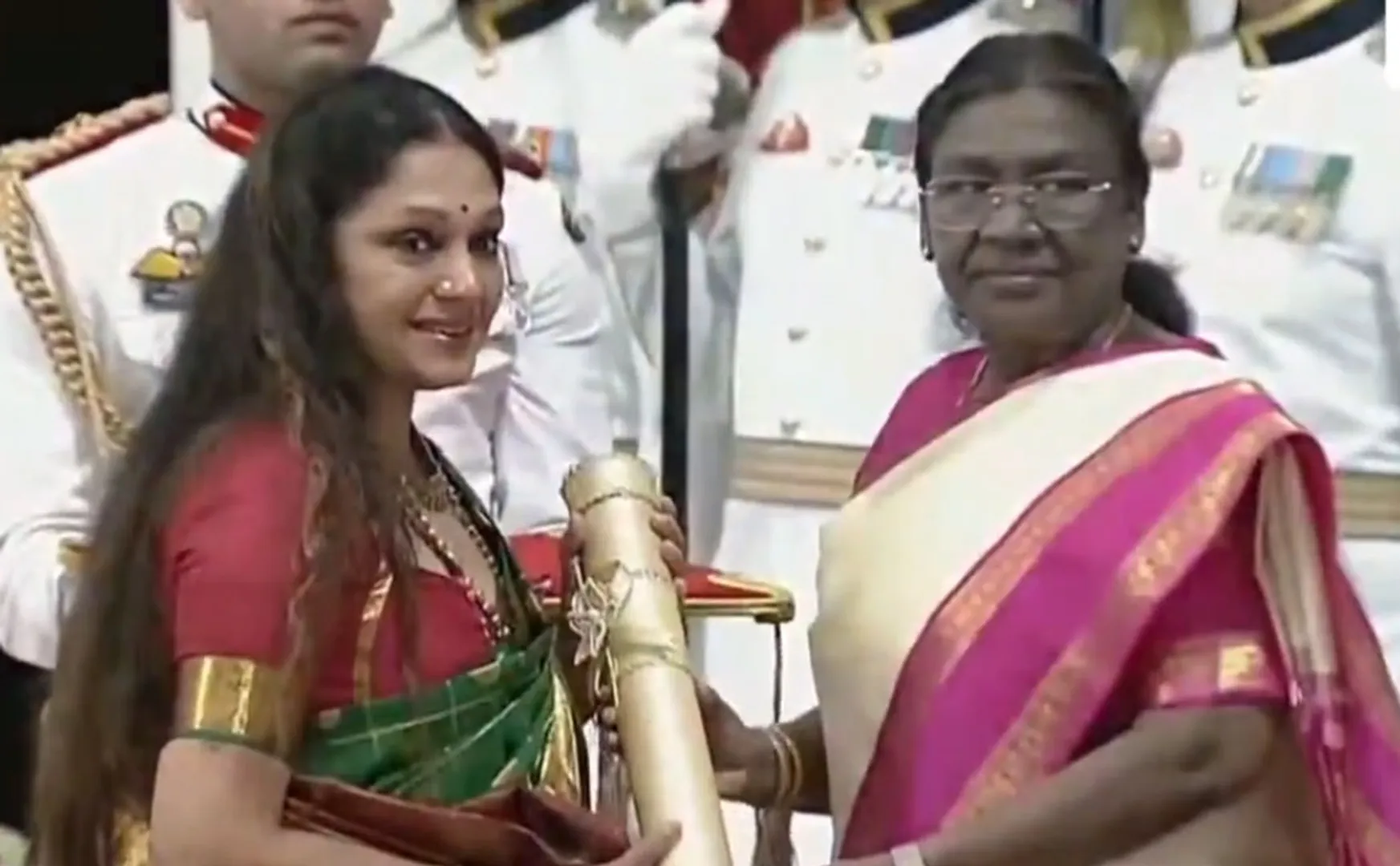 shobana received padma bhushan award