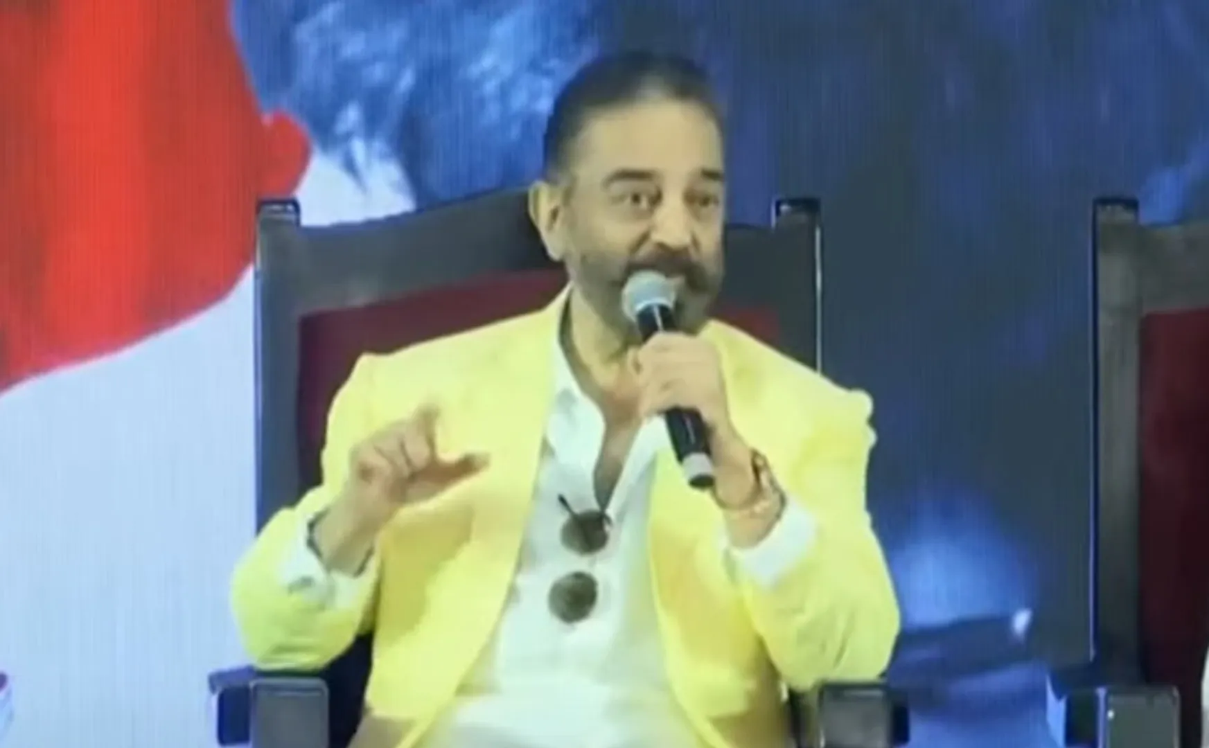 kamal explianed kannada language issue going on regarda his speech in thug life audio launch