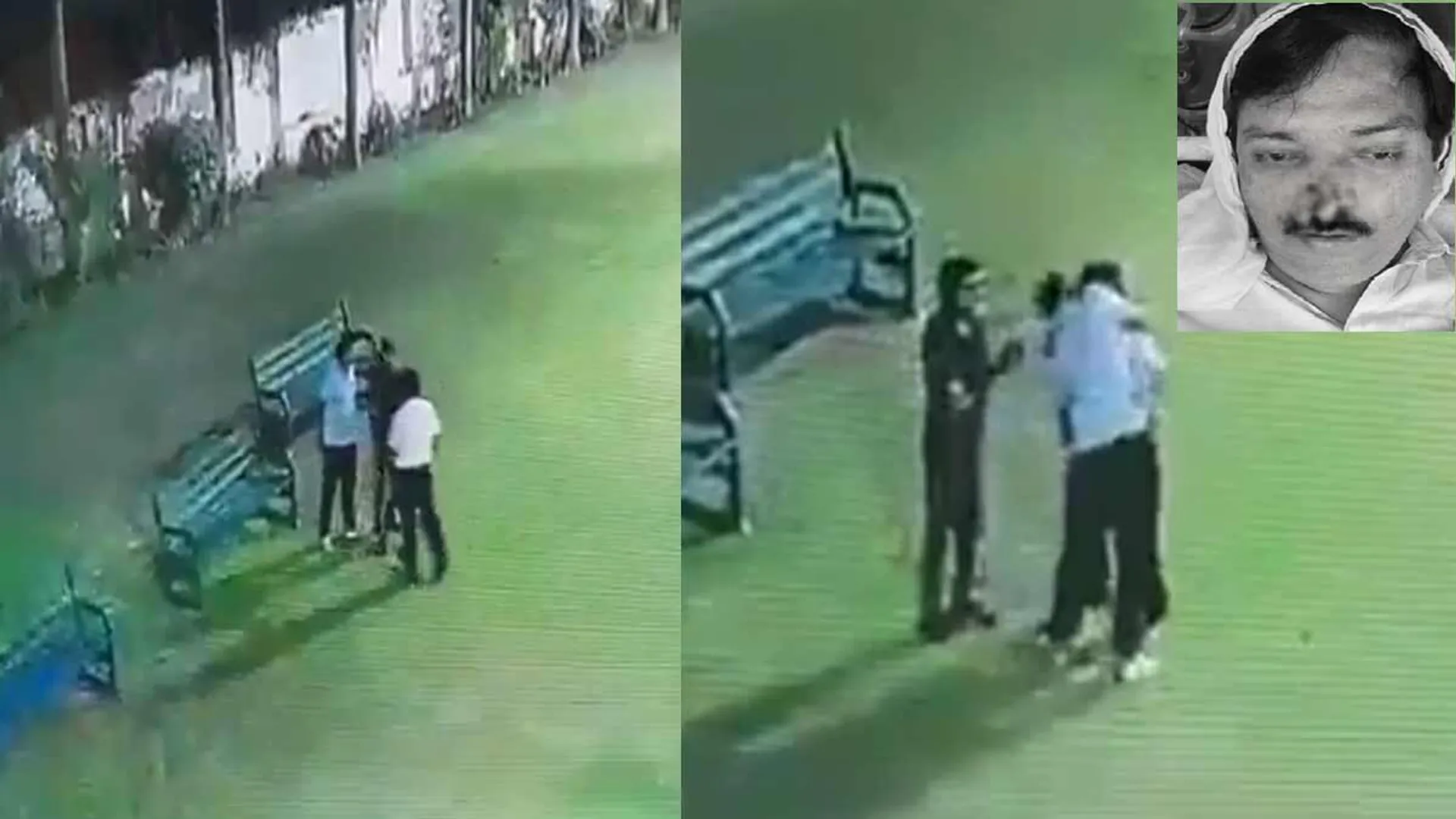 The owner of the house bit his nose and spat at a minor problem