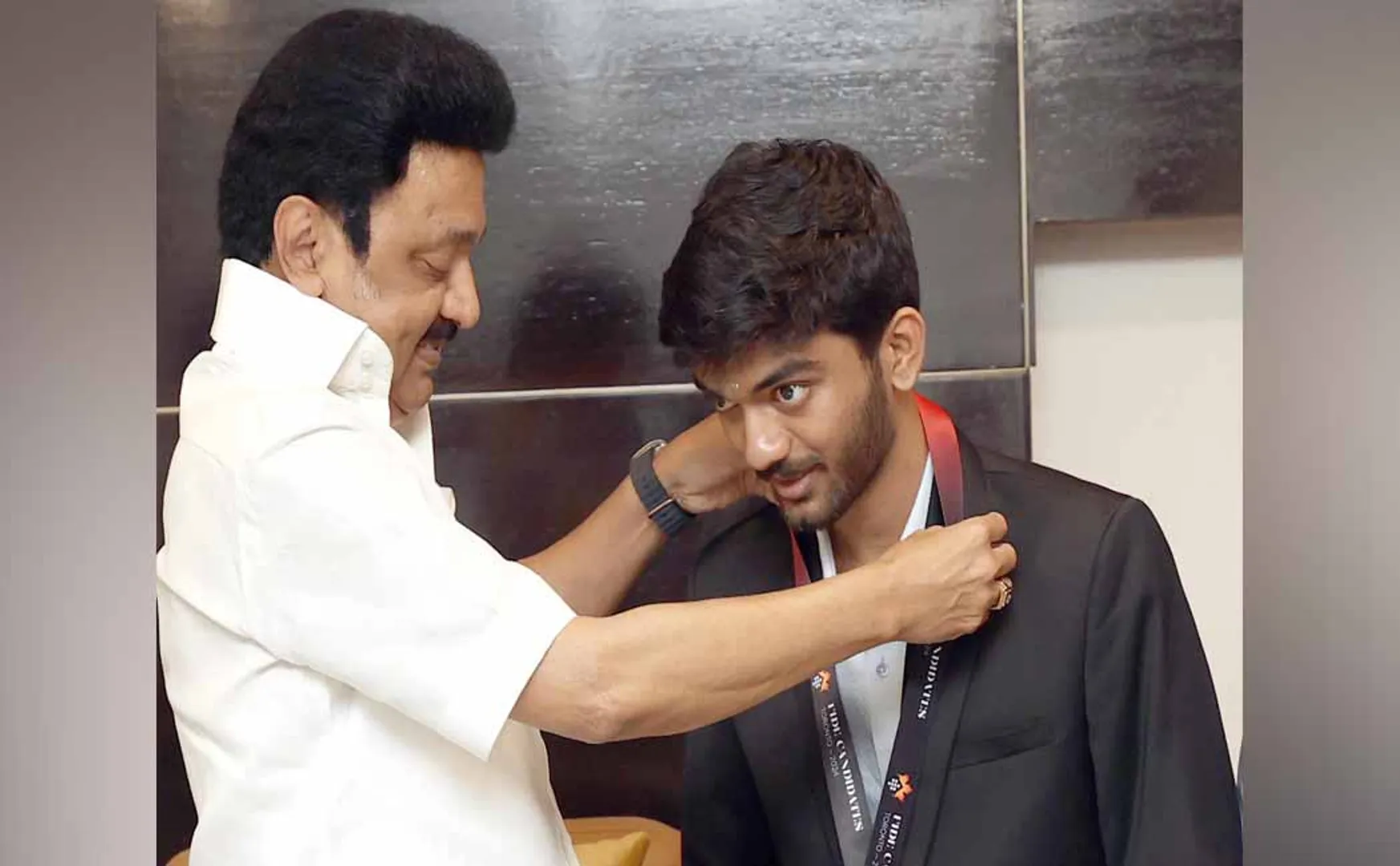 CM MK Stalin congratulates chess player gukesh