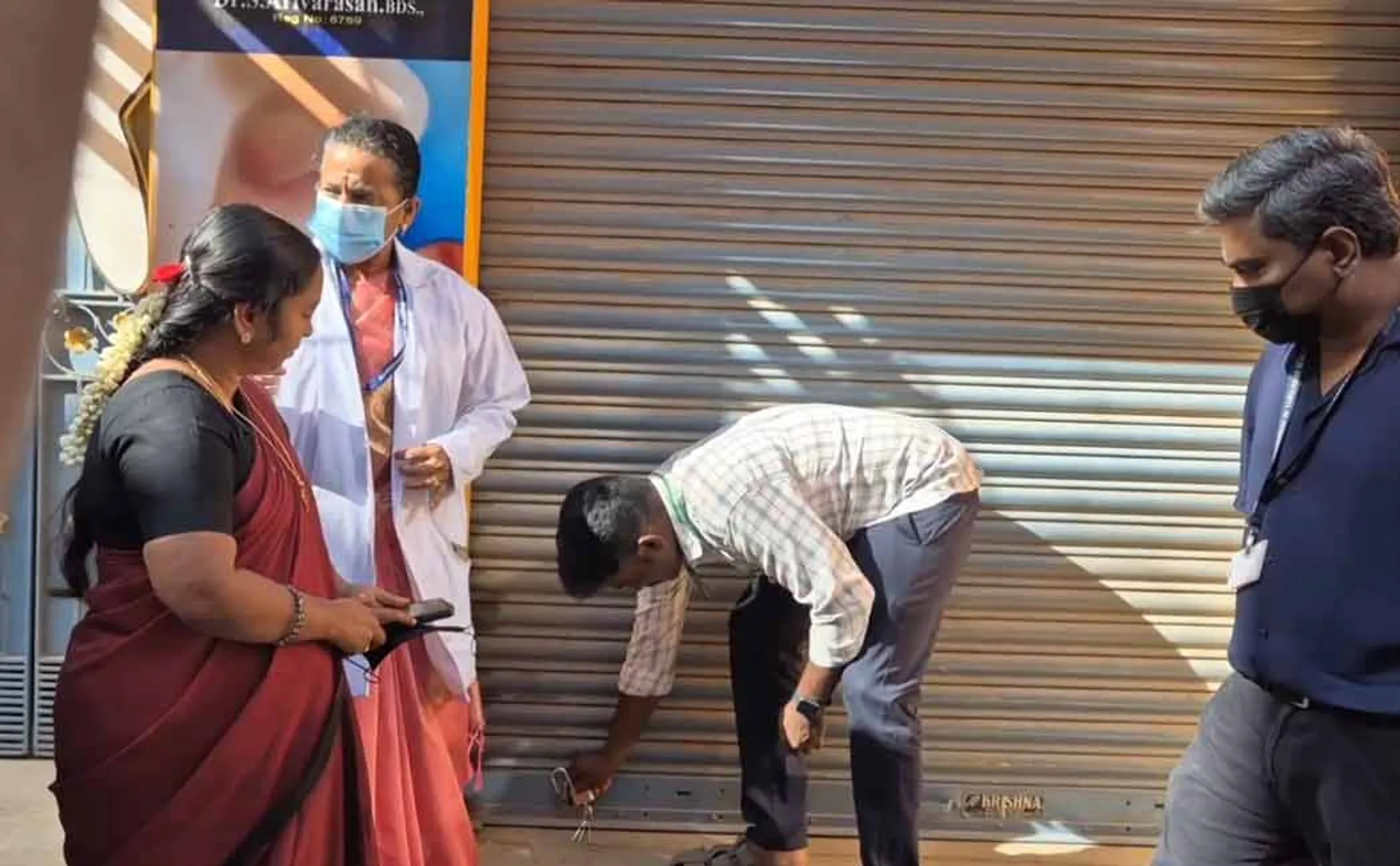 Health Department closes private dental clinic in Vaniyambadi