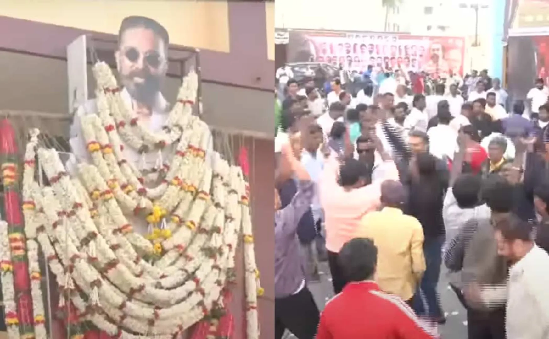 karnataka kamal fans came to watch thug life