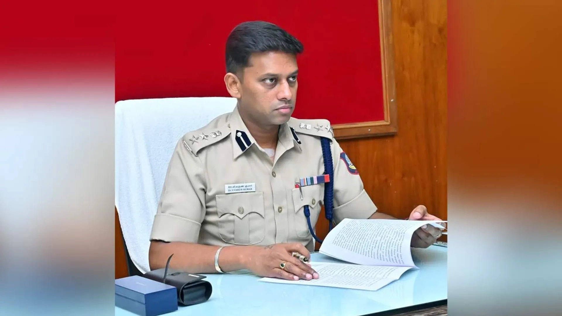 'Fraud using my name' - DIG Varunkumar warns