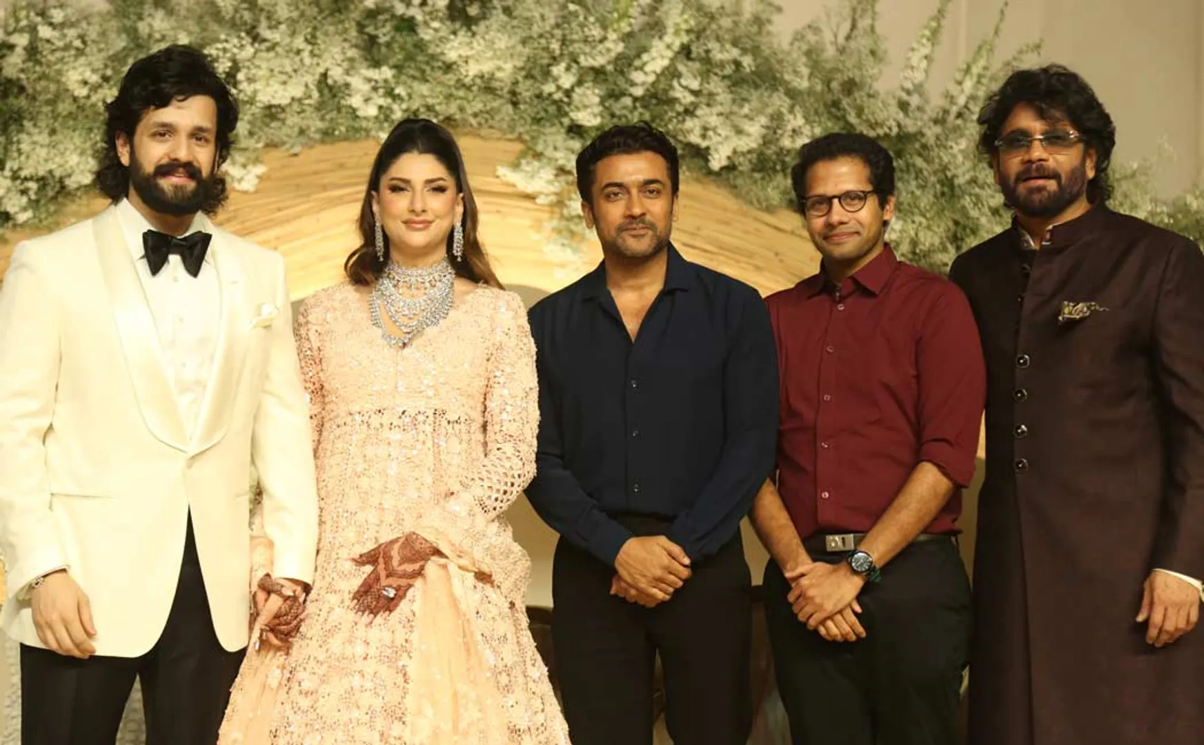 nagarjuna son akhil akkineni marriage reception