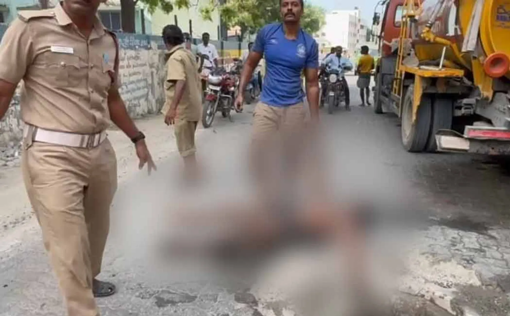 Tragedy befalls worker who fell into sewer