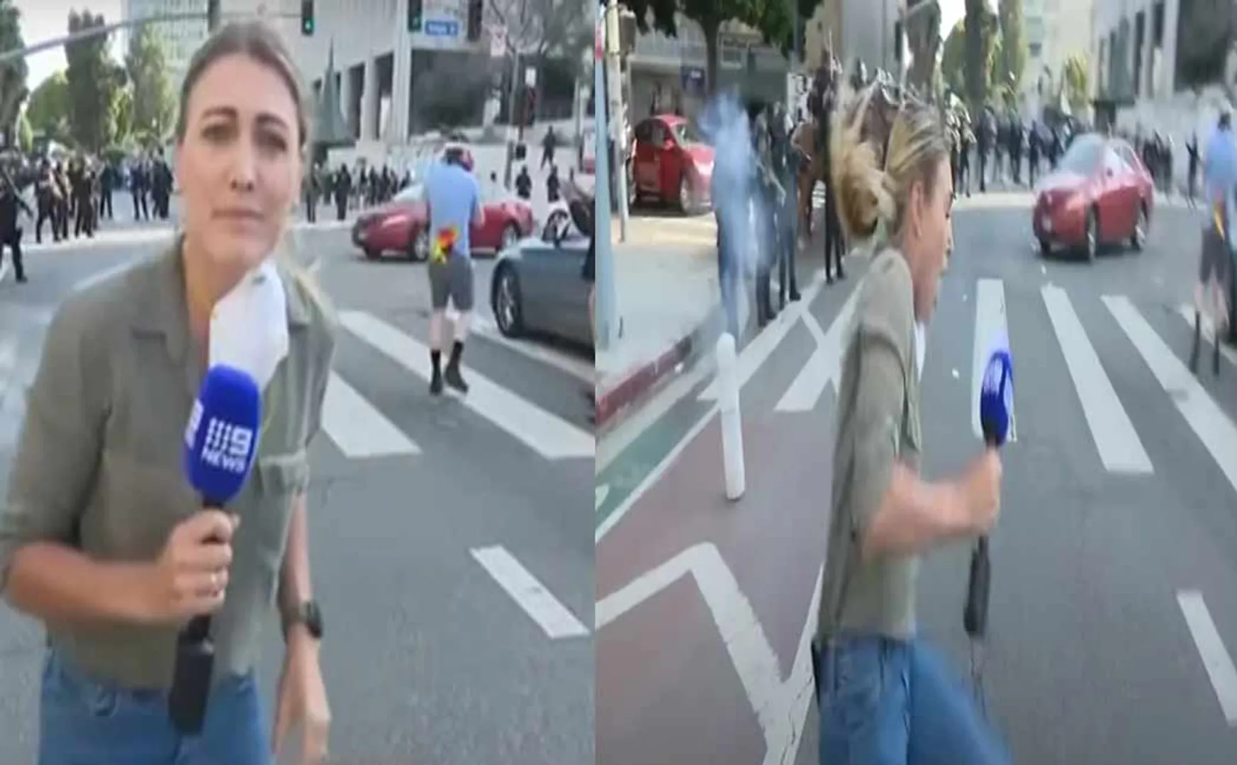  Journalist shot while covering news at struggle continue in America