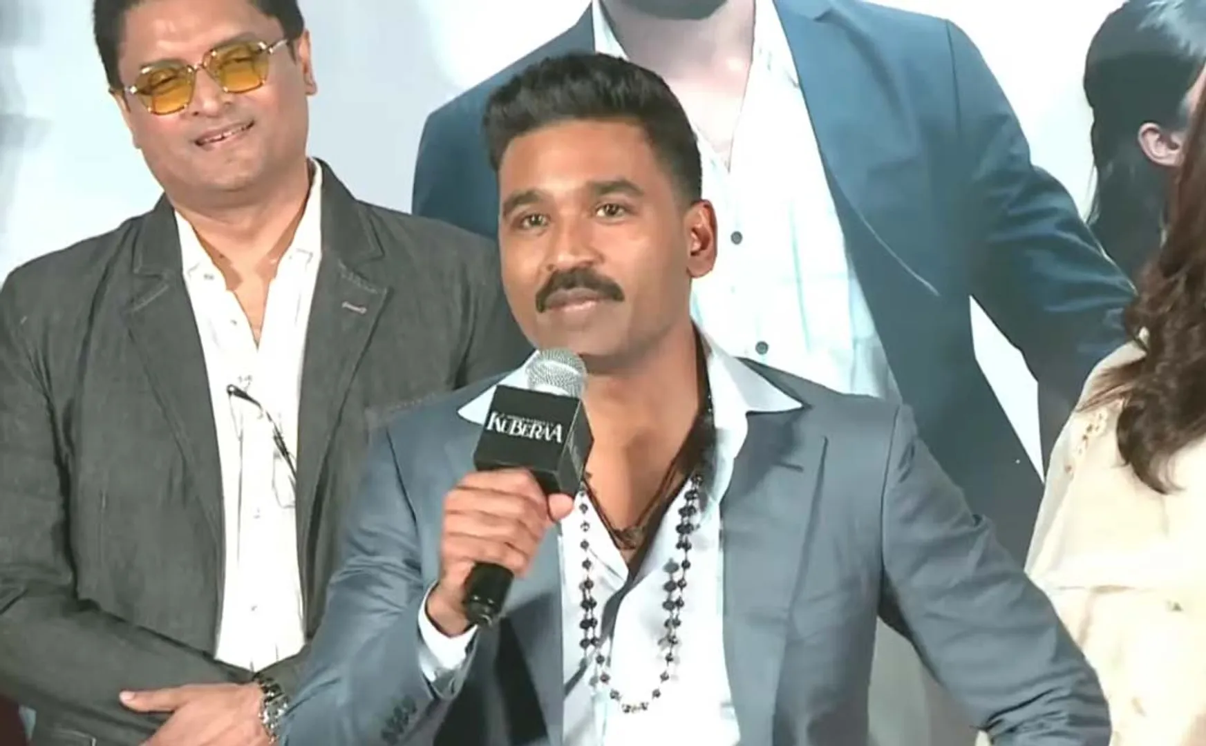 dhanush said i dont know hindi in kubera sond release event in mumbai 