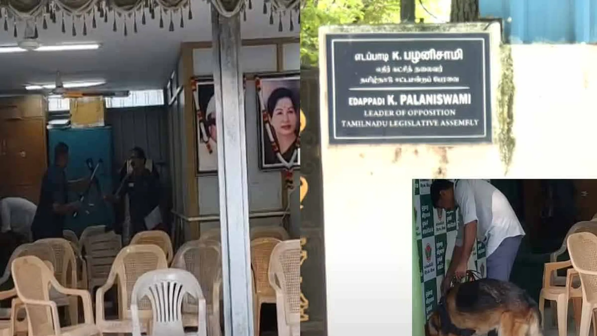 Threats come for the third time - a stir at Edappadi Palaniswami's house