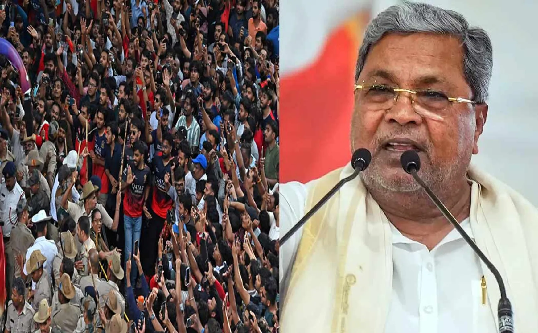 rajbhavan back hit Siddaramaiah taken the Governor task over Rcb stampede