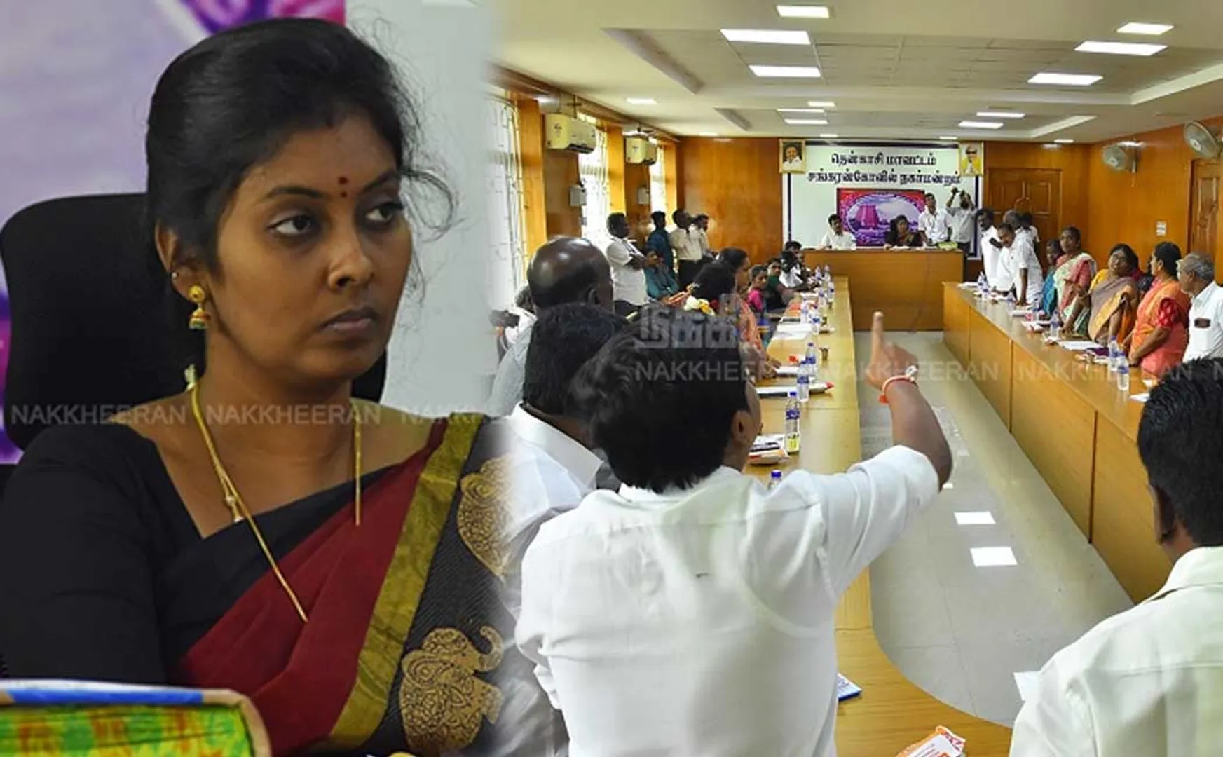 councillor themselves have raised condemn against Sankarankovil chairman 