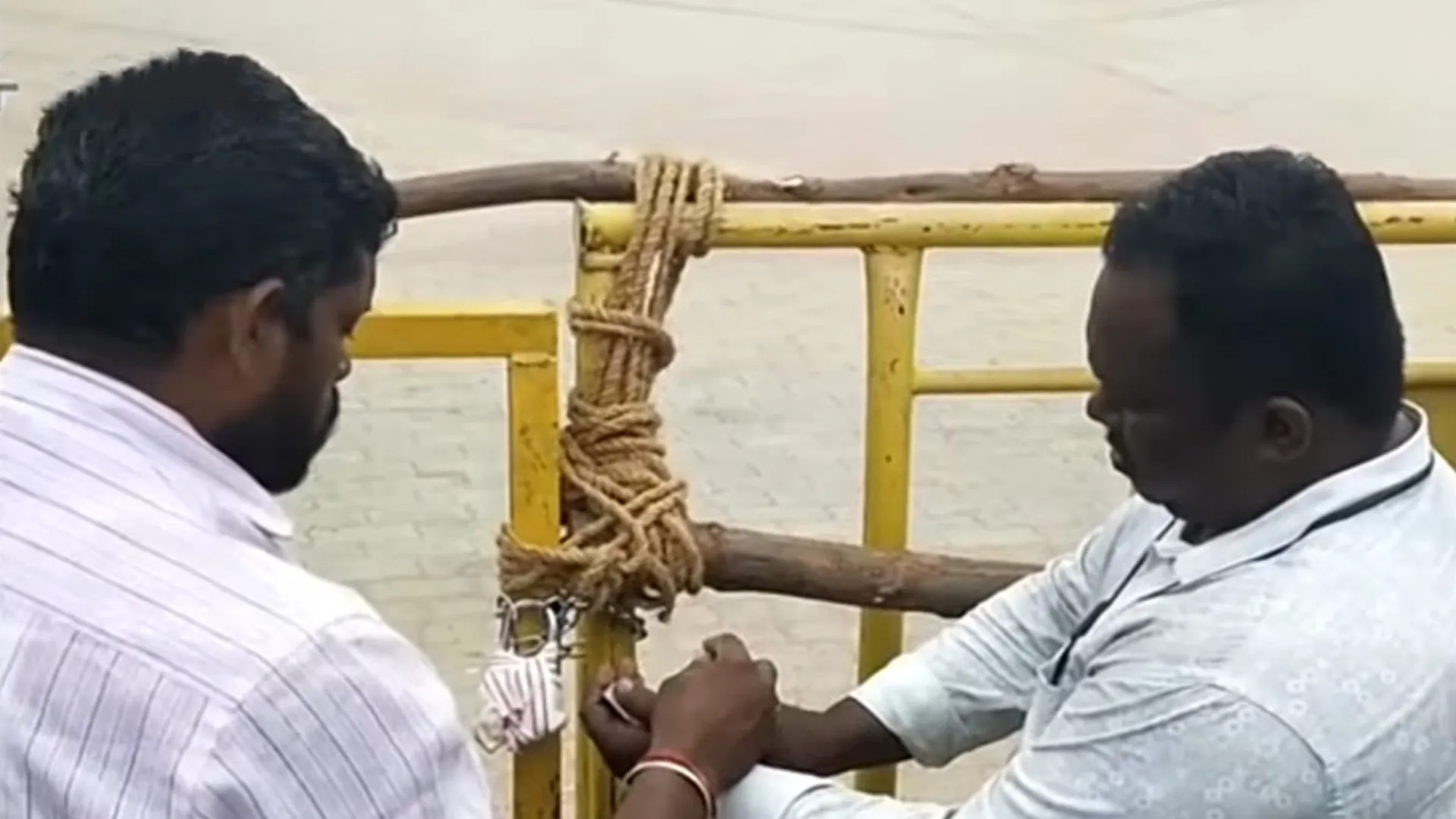Sealing of private market in the early morning - officials argue