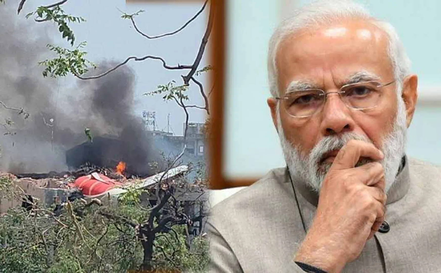  news of the plane crash is heartbreaking  say PM Modi 