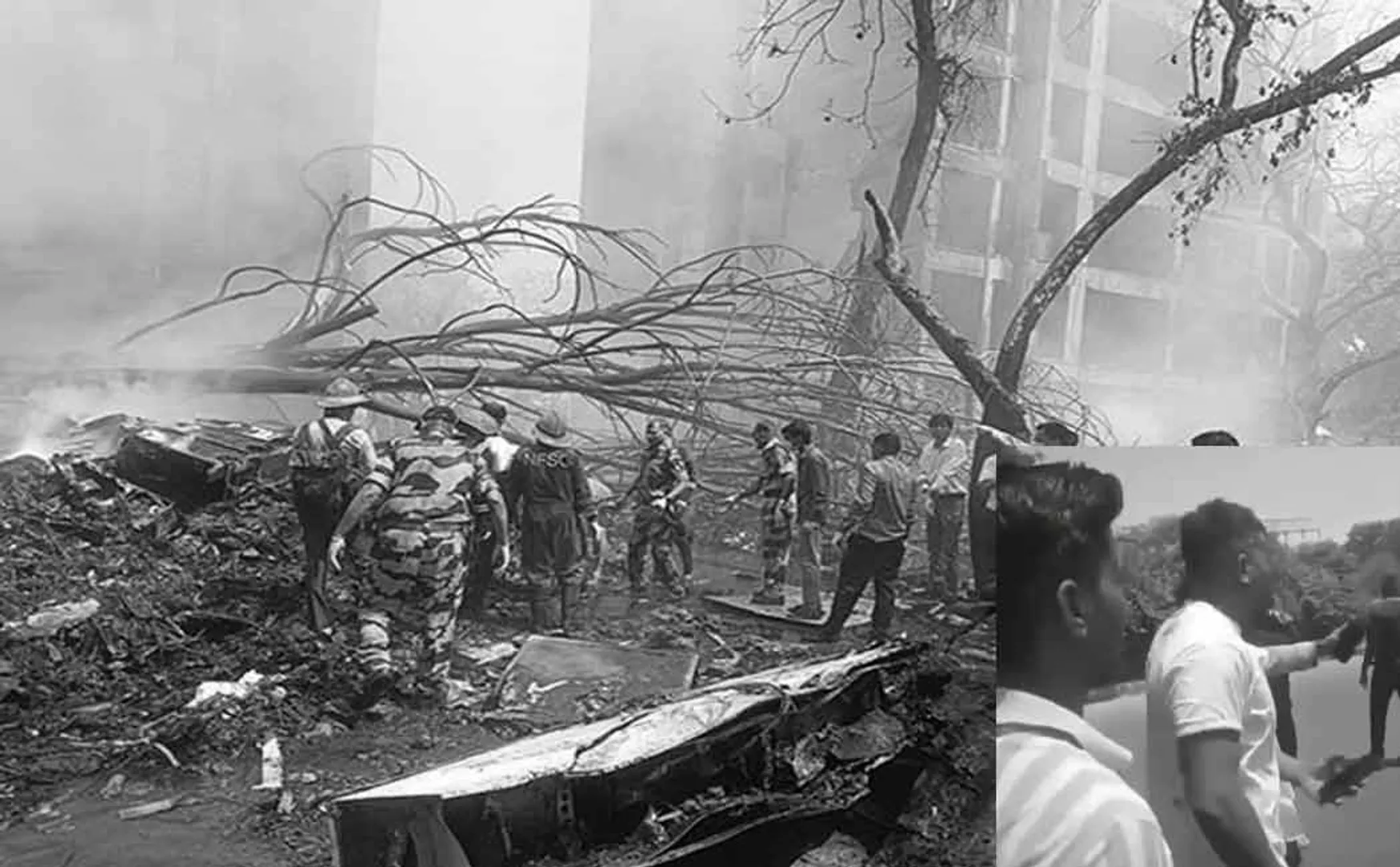 Ahmedabad plane incident One passenger rescued alive