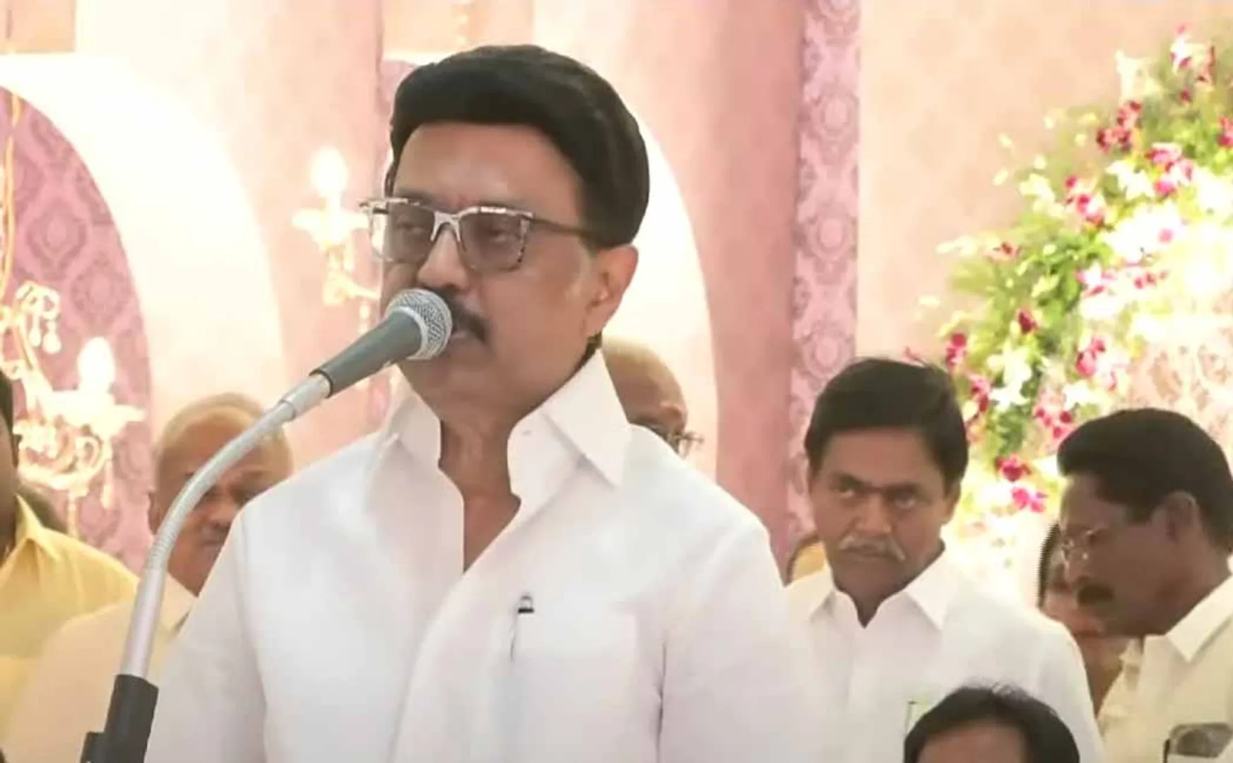 Chief Minister M.K. Stalin's speech at marriage event in thanjavur