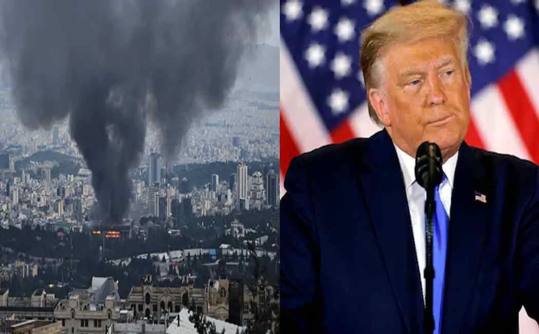 President Trump's warning immediately leave from iran's tehran 
