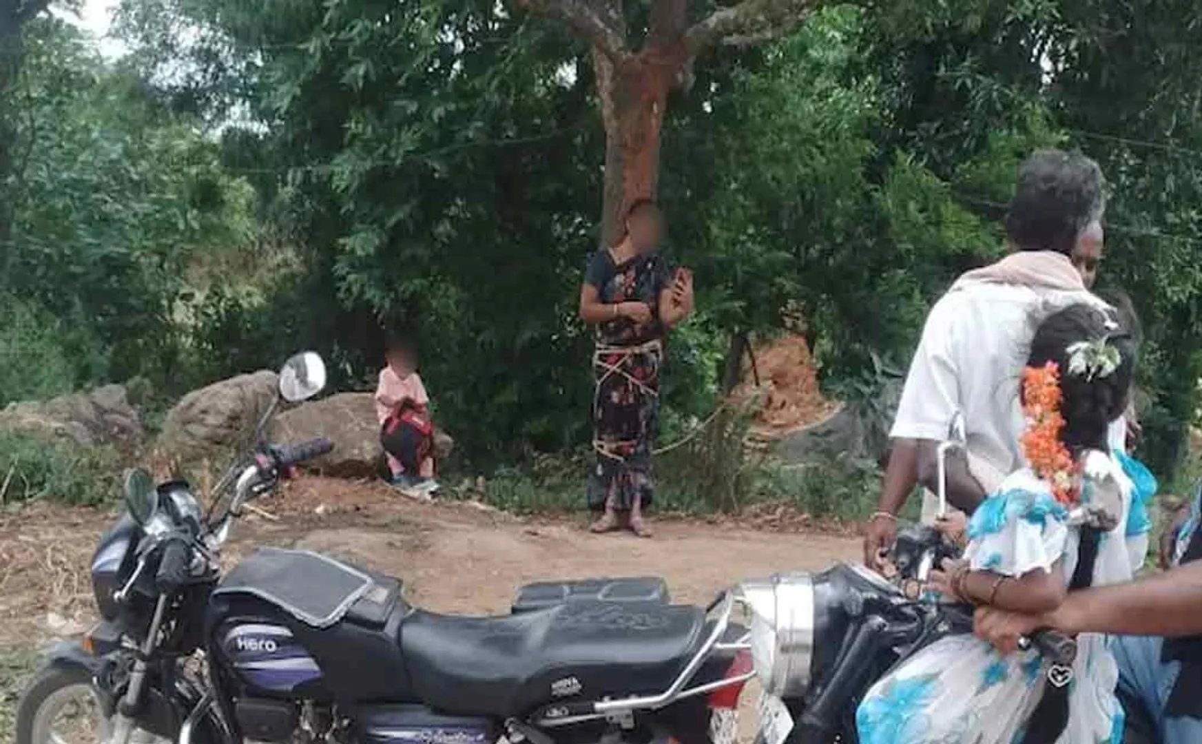 Woman tied up hit debt in Andhra Pradesh Chief Minister's constituency