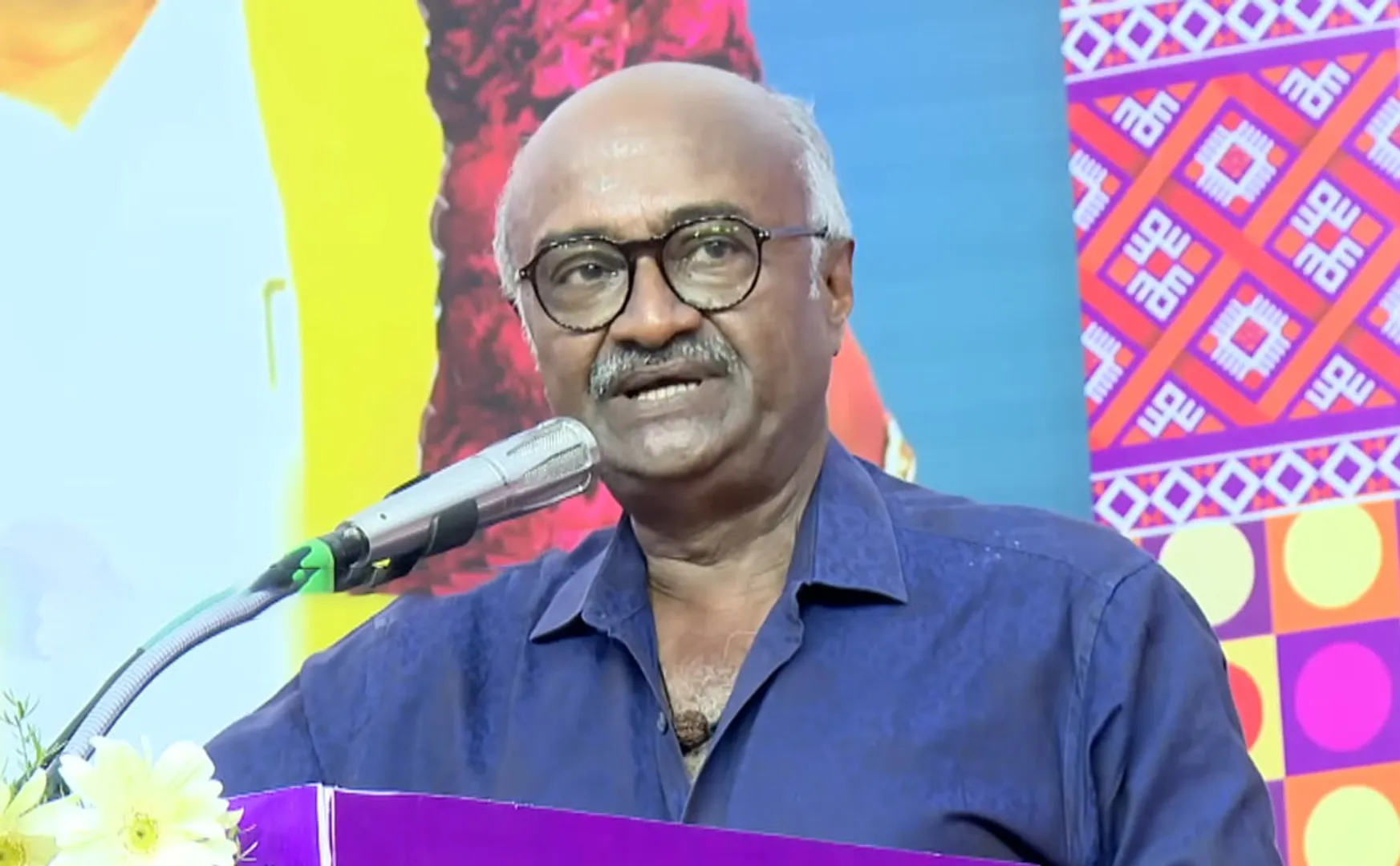ms bhaskar about kalaingnar and his school days