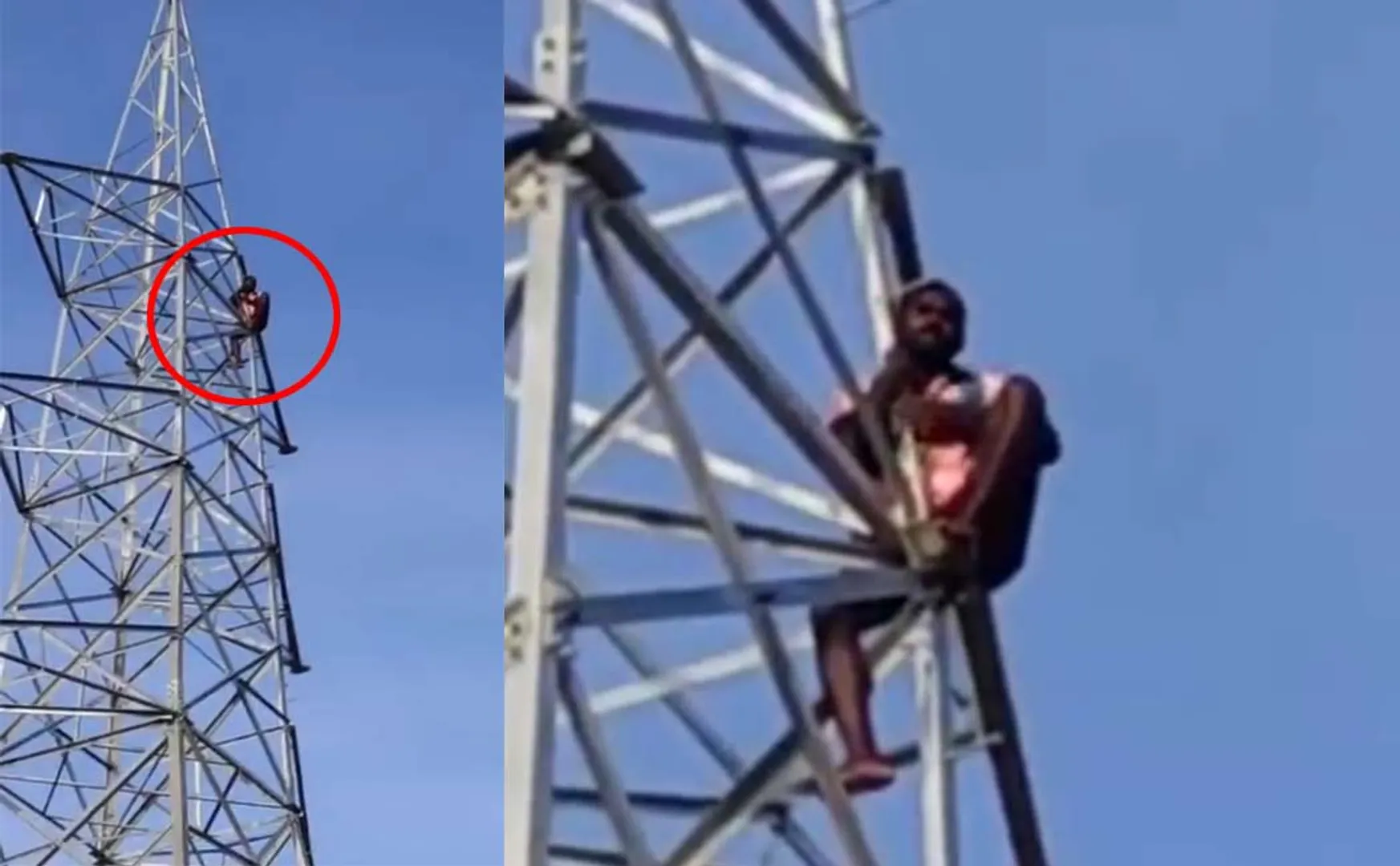 Farmers struggle against construction  high-voltage tower Kayathar taluk