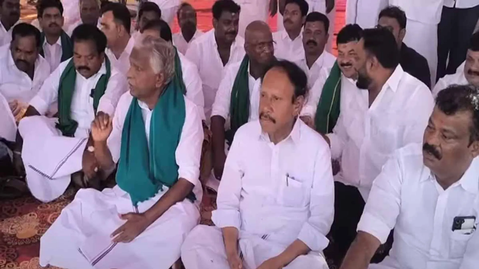  Thambidurai and K.P. Munusamy went on a hunger strike!