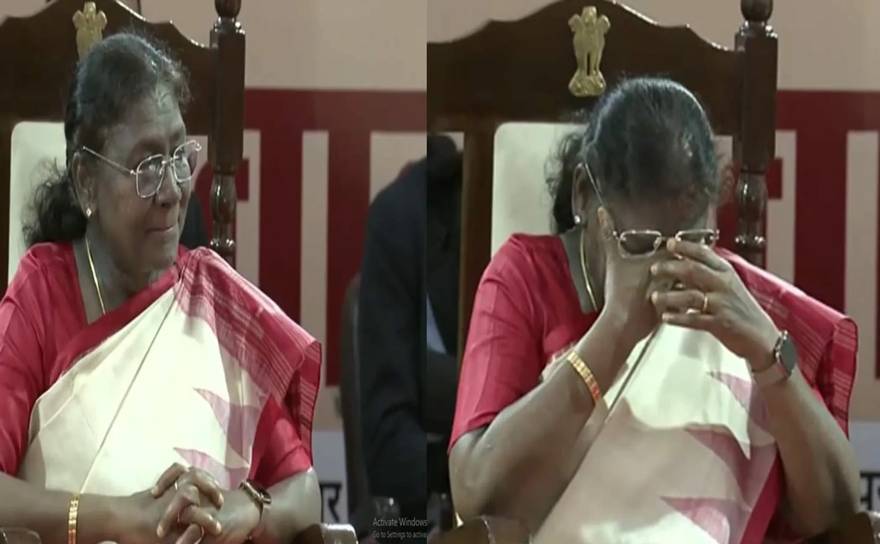 The President was moved to tears for birthday wishes disability students
