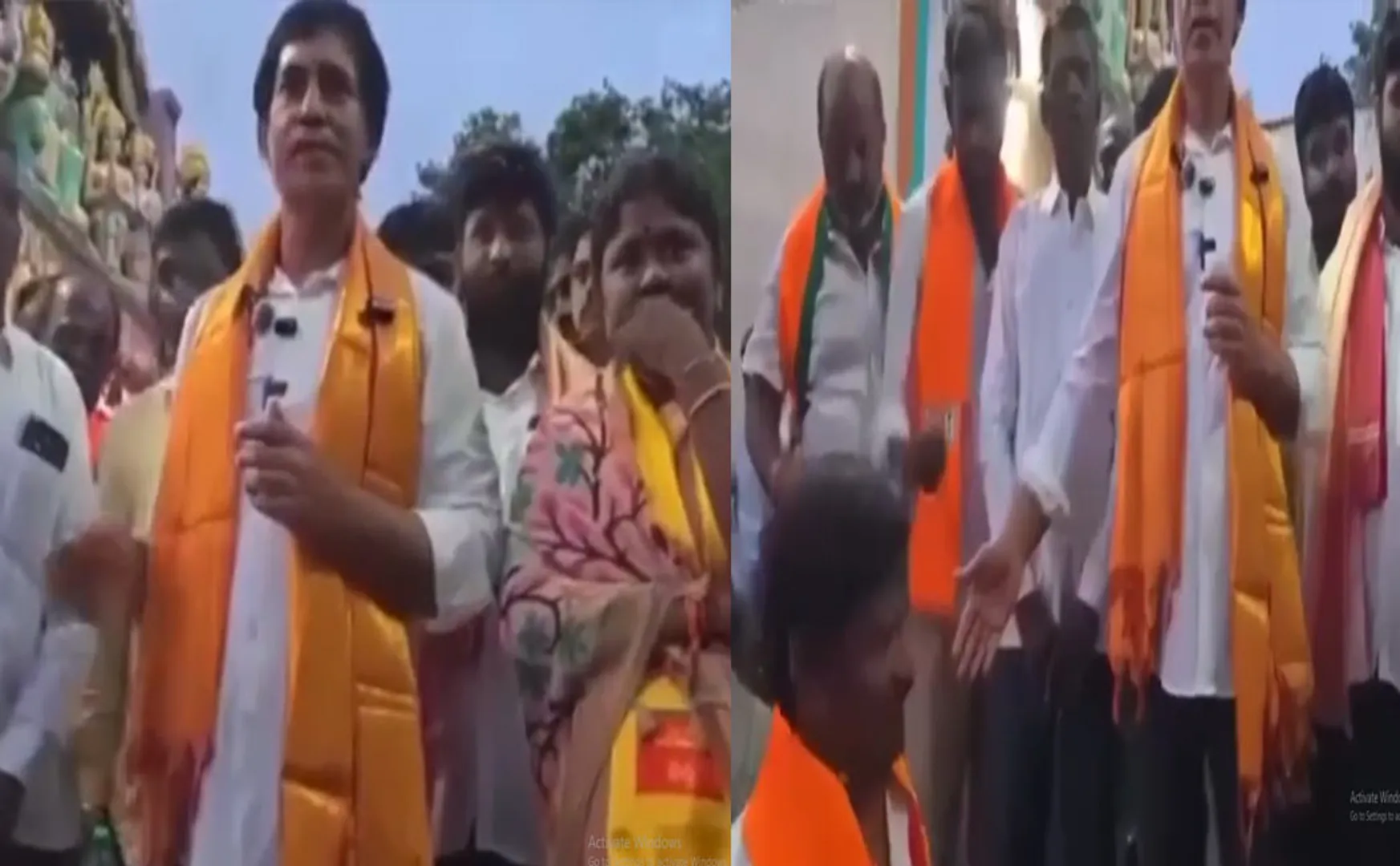 BJP MLA refuses allow dalit Panchayat leader on stage Andhra Pradesh