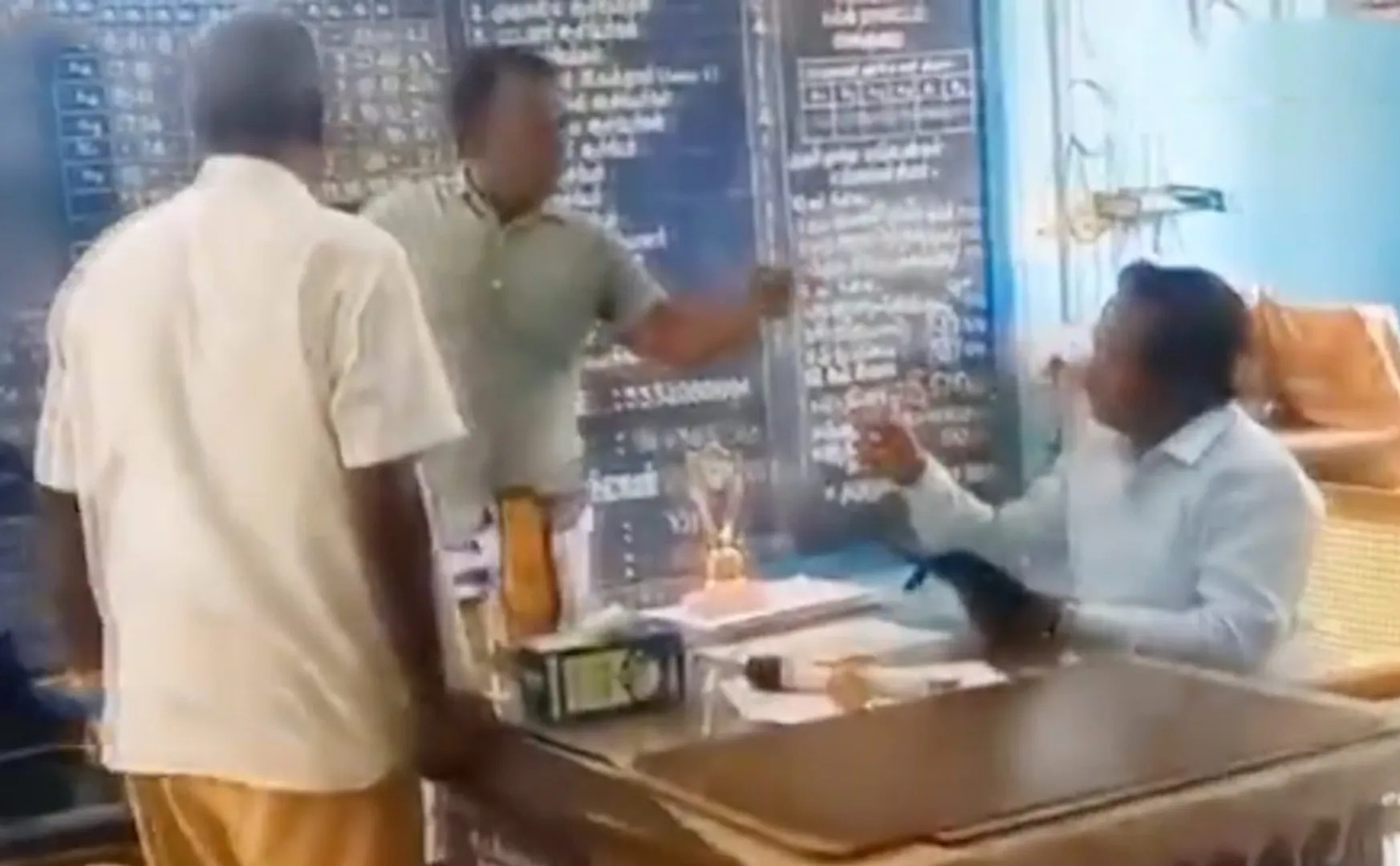 vck executive threatened the school headmaster 