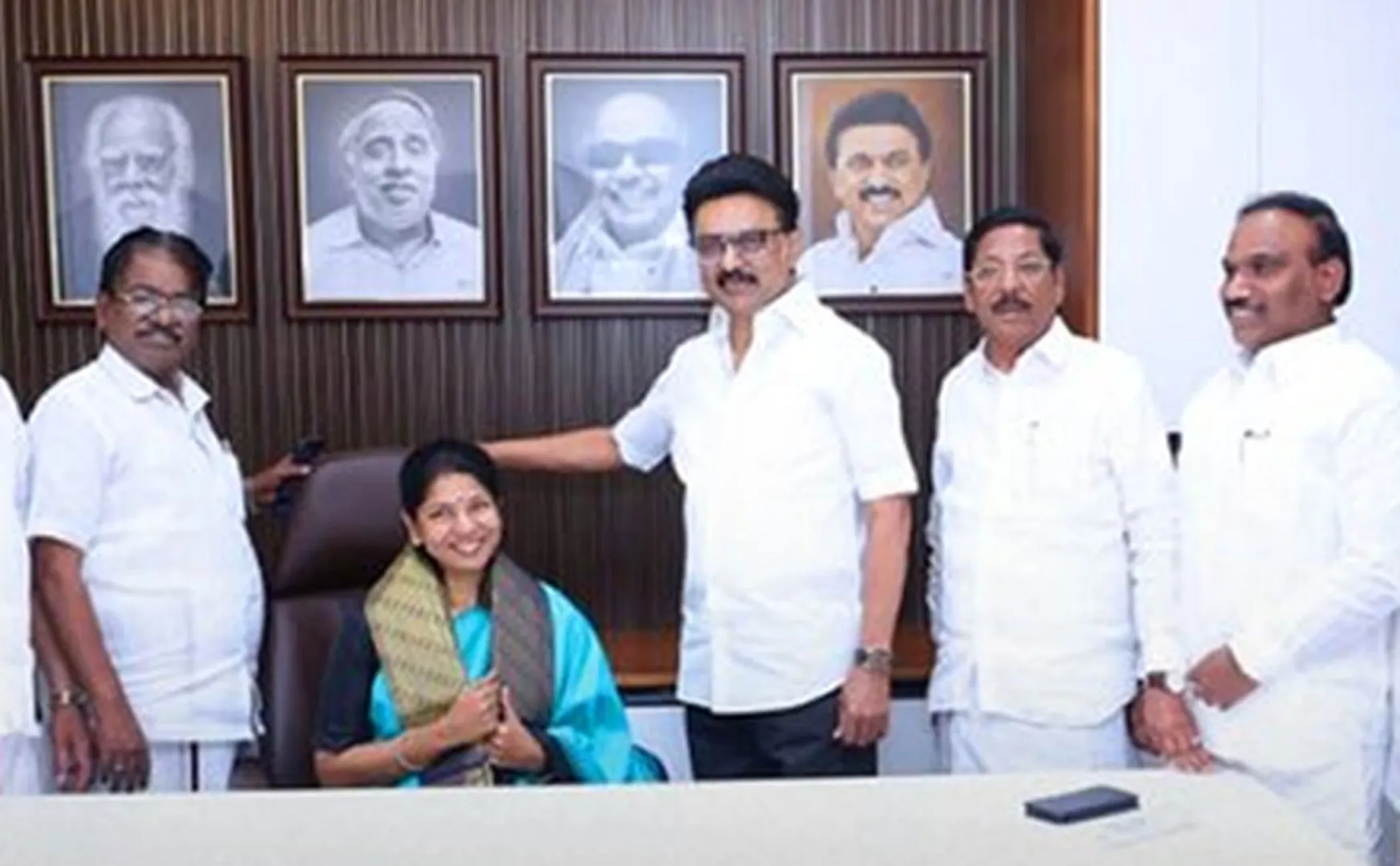 Kanimozhi gets a separate room at Anna Arivalayam