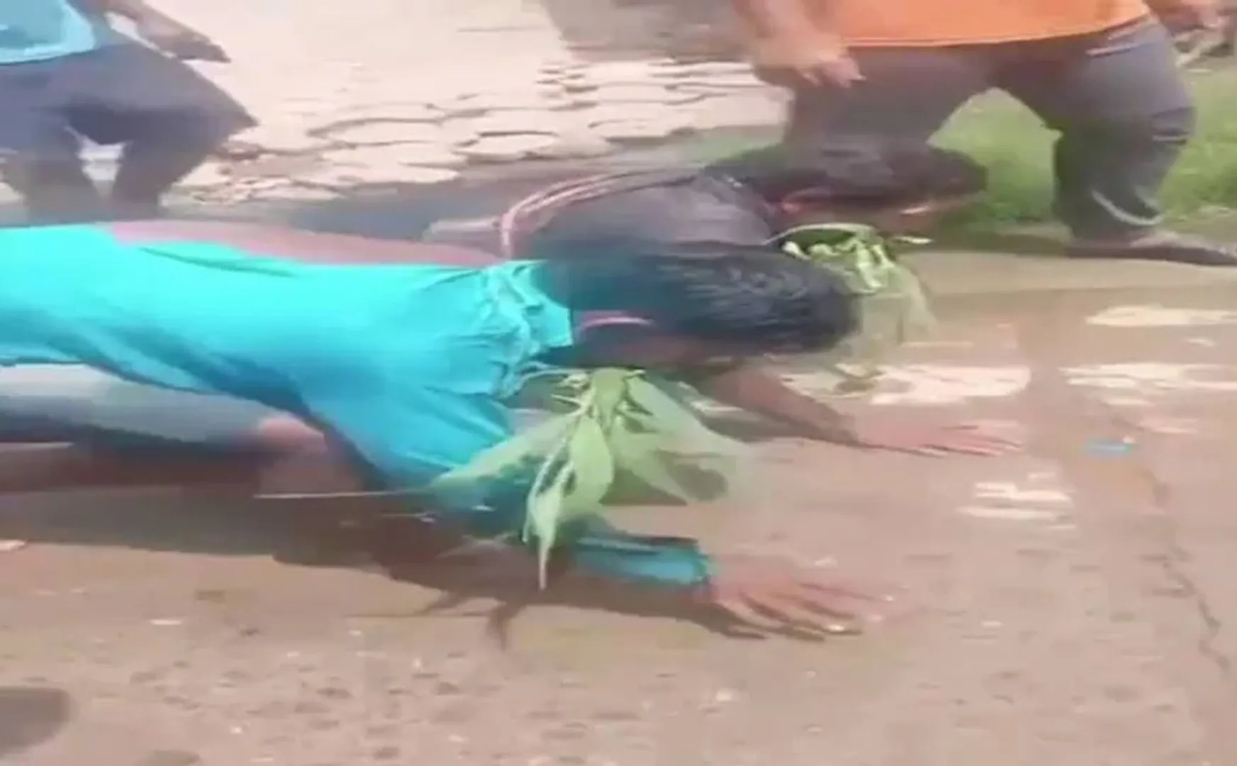 Gang shaves off dalit men and hit forcing them drink sewage water odisha