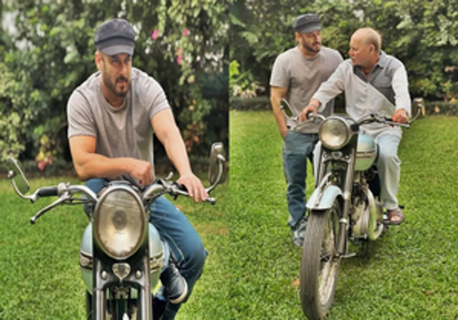 Salman father bike
