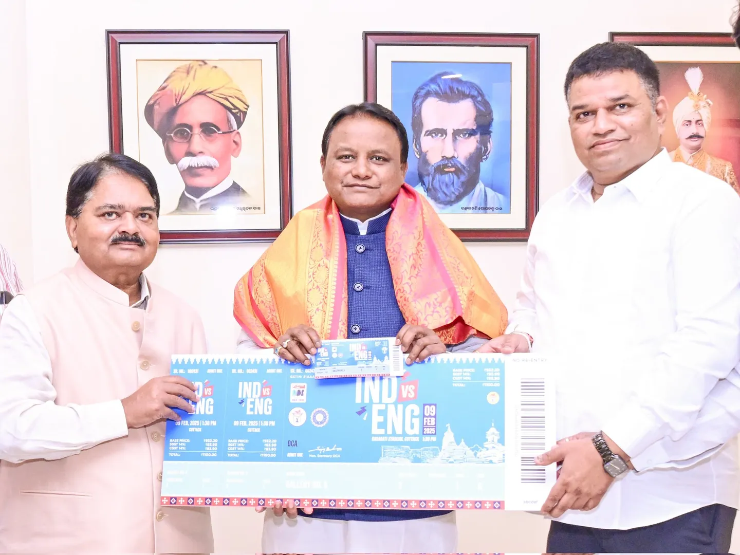 CM BUYS ODI TICKET