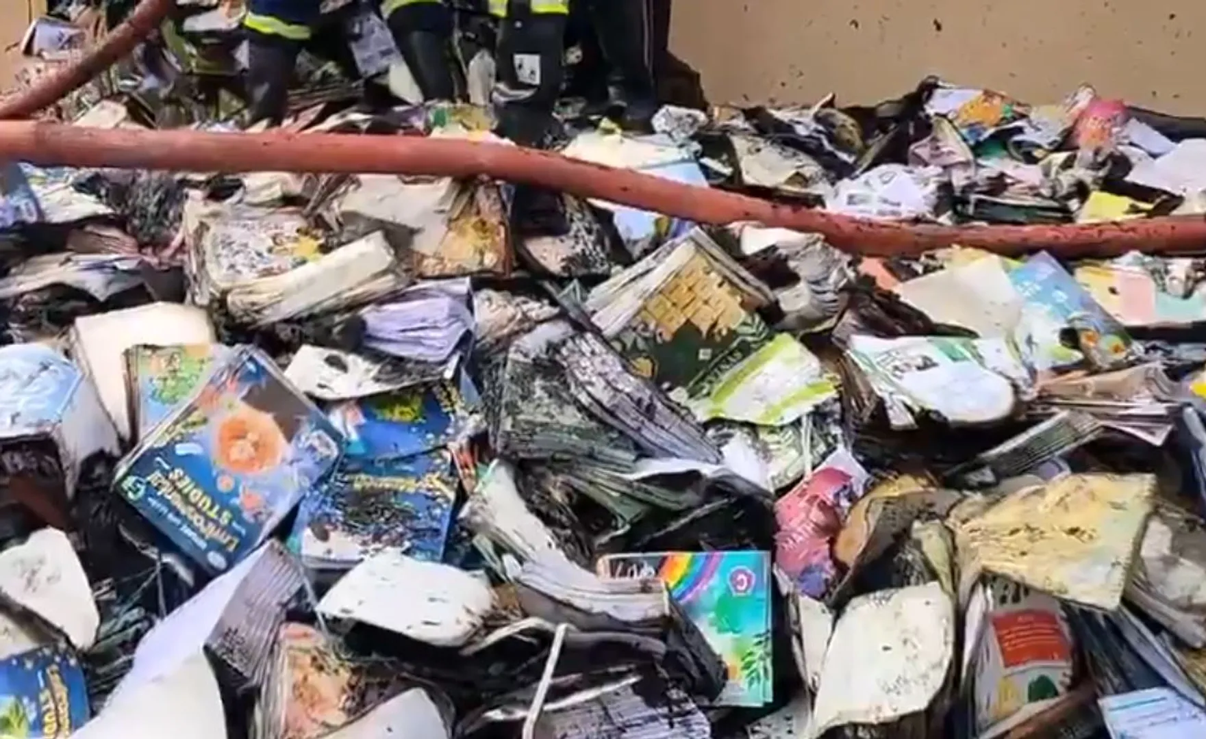 book depot on fire