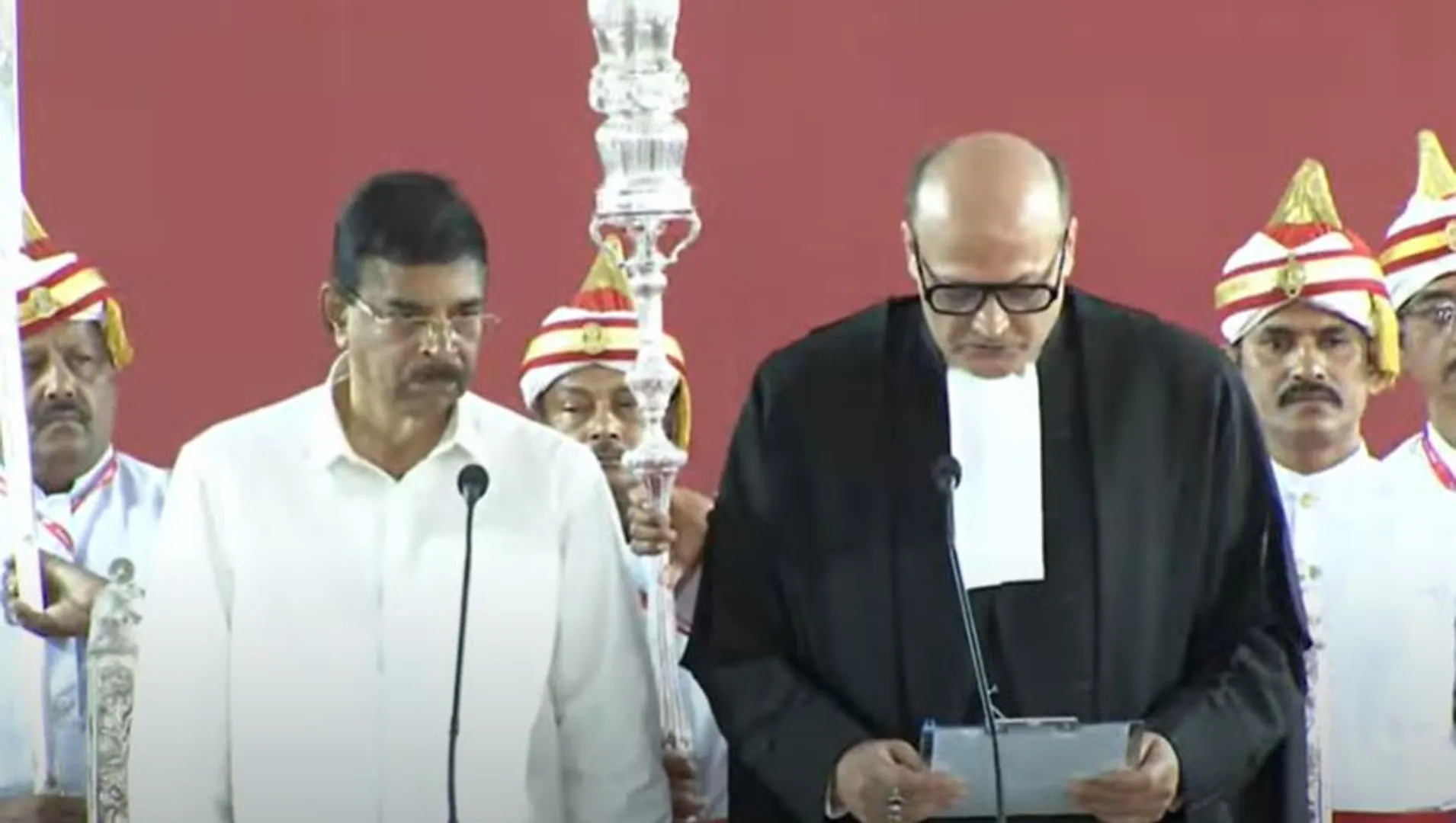 takes oath