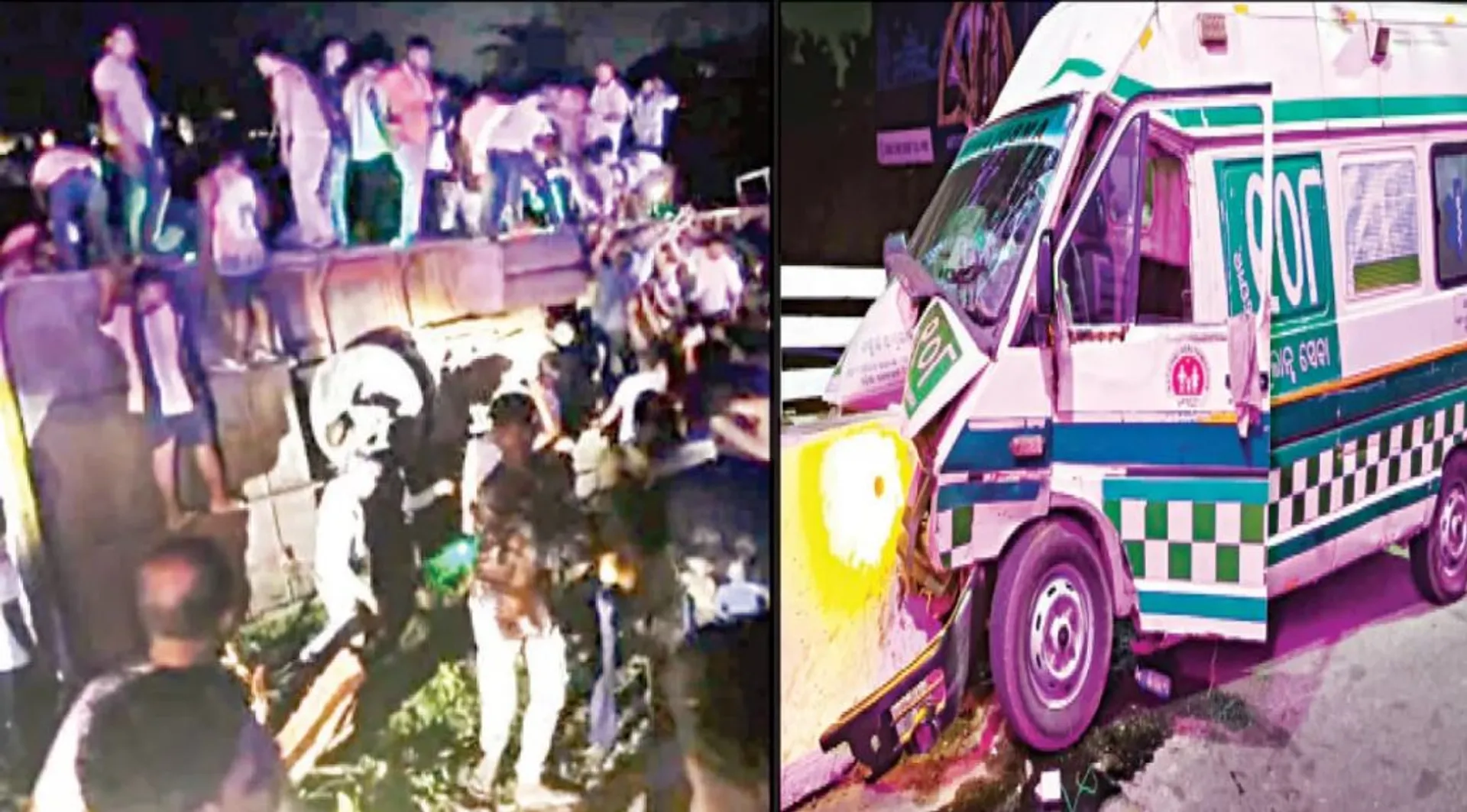 tourist bus mishap