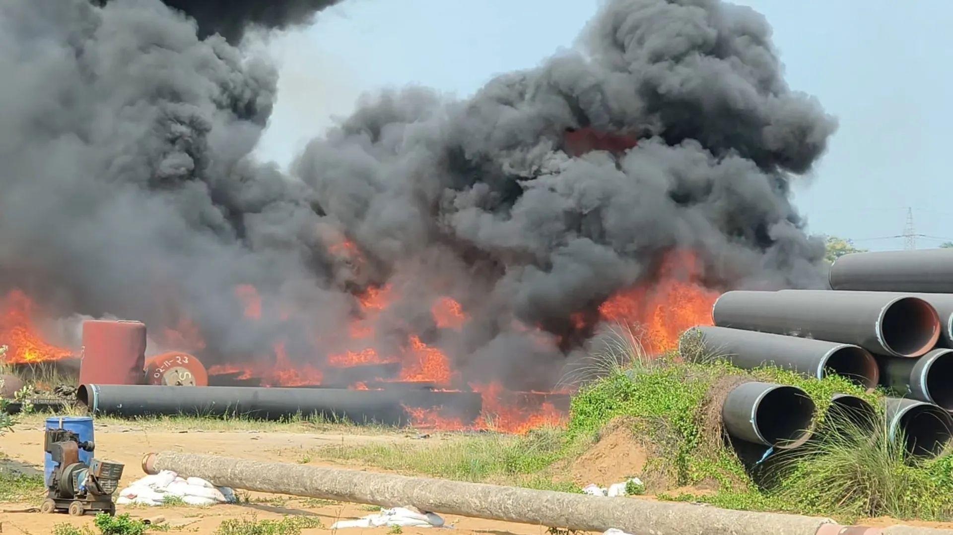 Paradip fire
