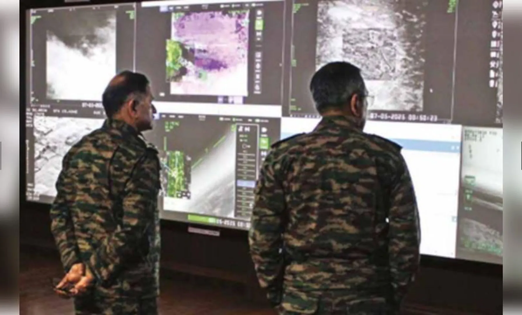 defence chief at war room