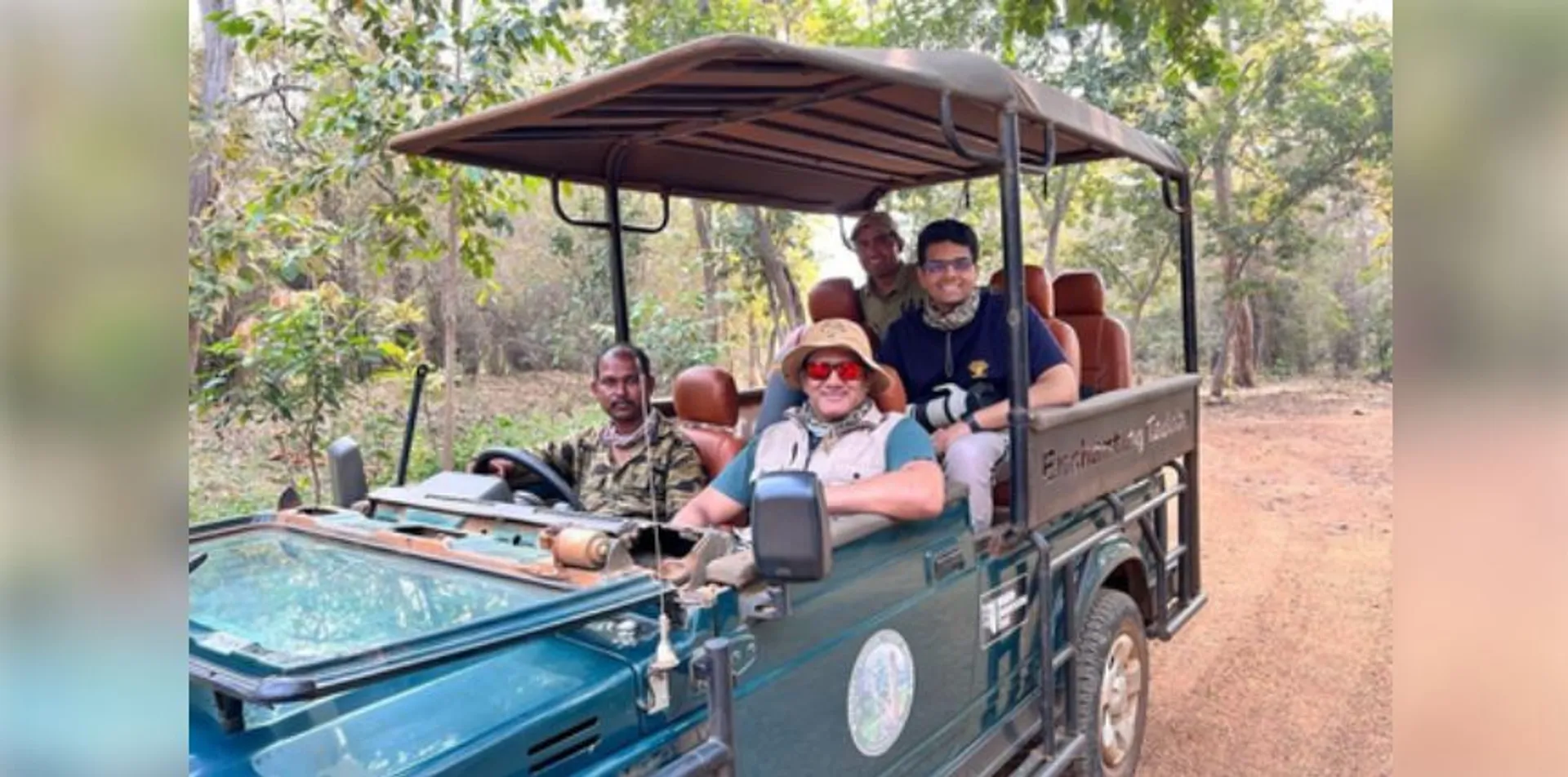 anil kumble in forest