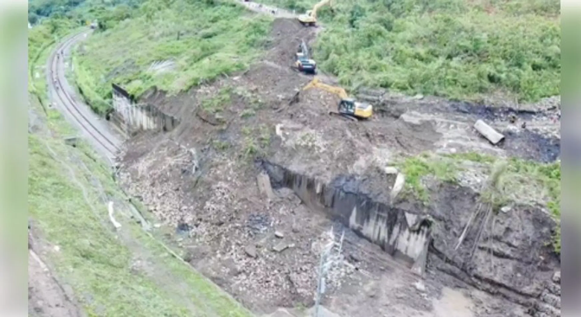 landslide in Noerth east