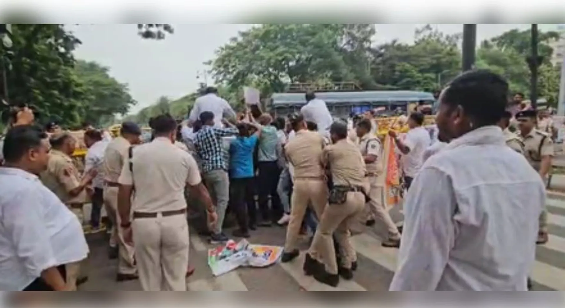 BJD CONGRESS PROTEST