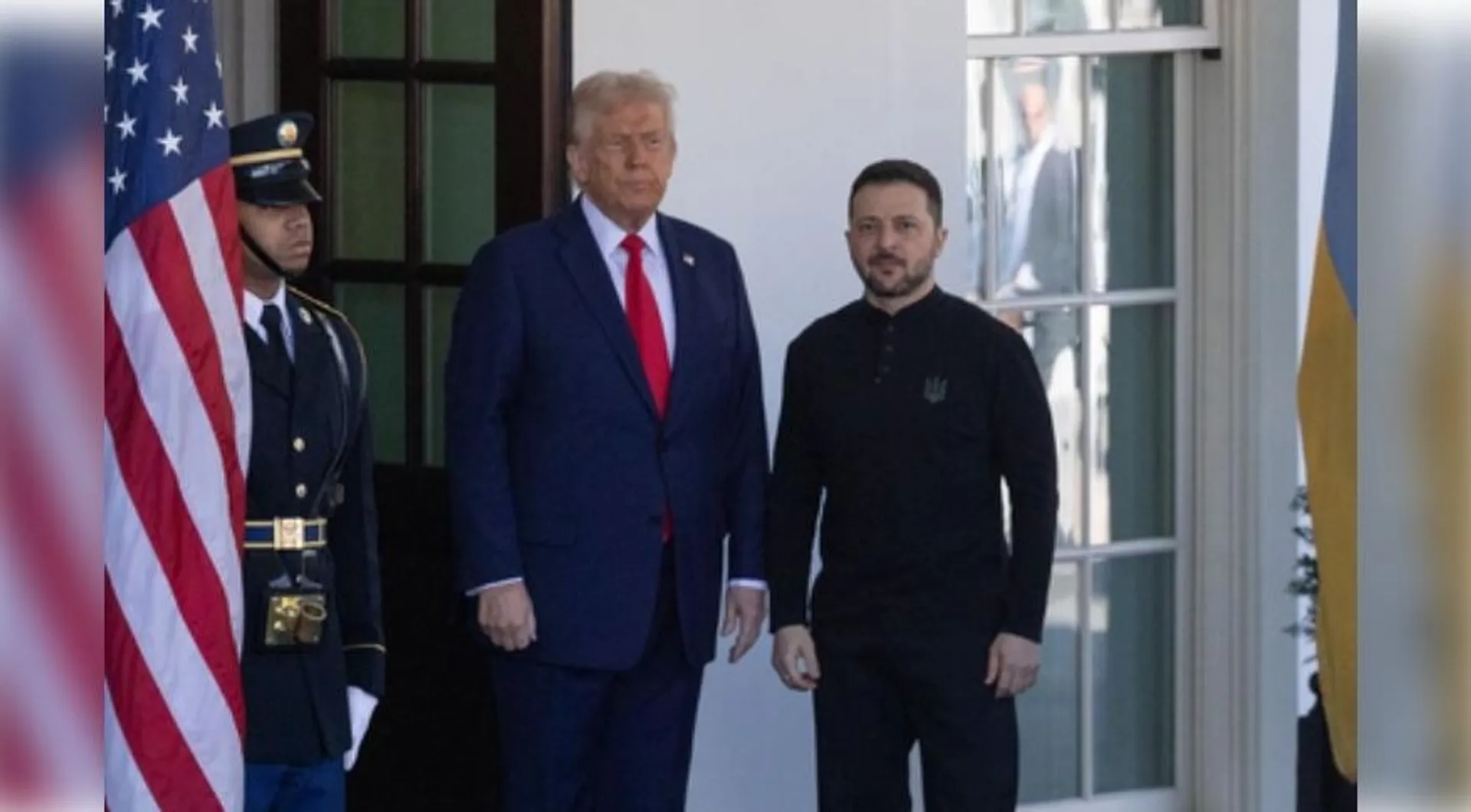 trump with Ukraine president