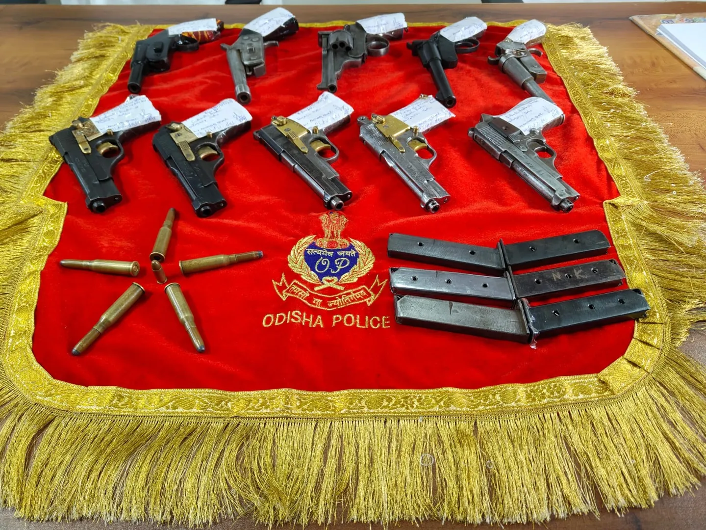 firearms seized in Rourkela