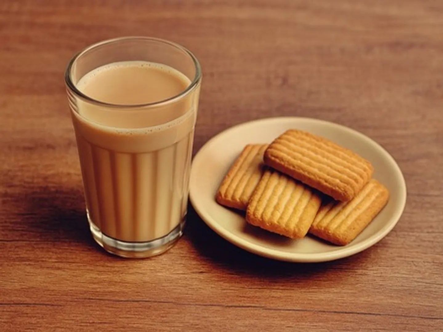 tea with biscuit