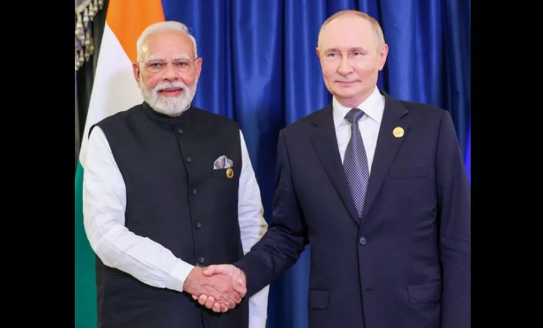 Narendra Modi and Vladimir Putin