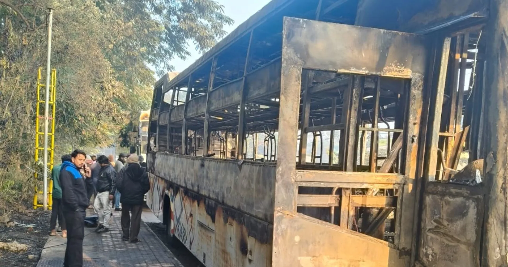 Rourkela bus damage