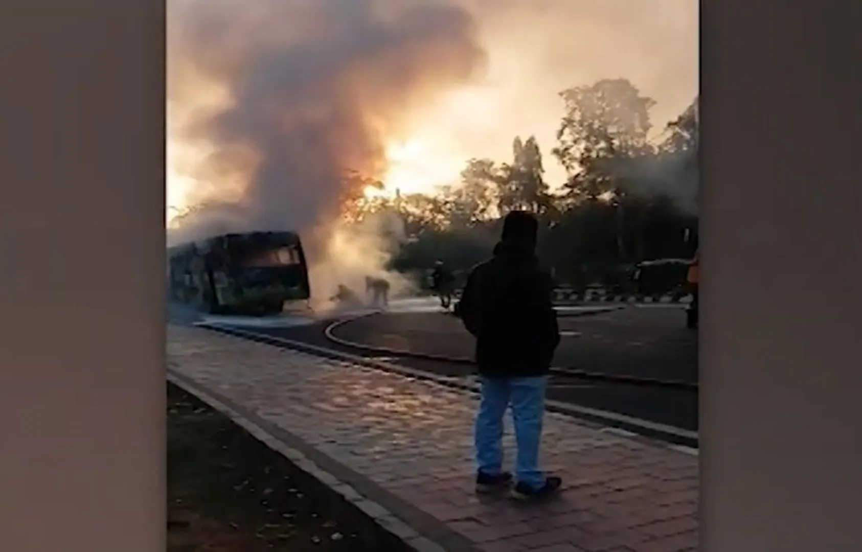 Ama Bus fire