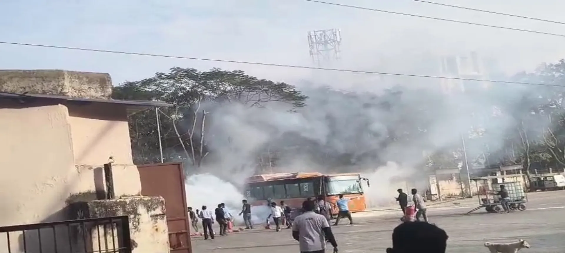 Ama Bus fire
