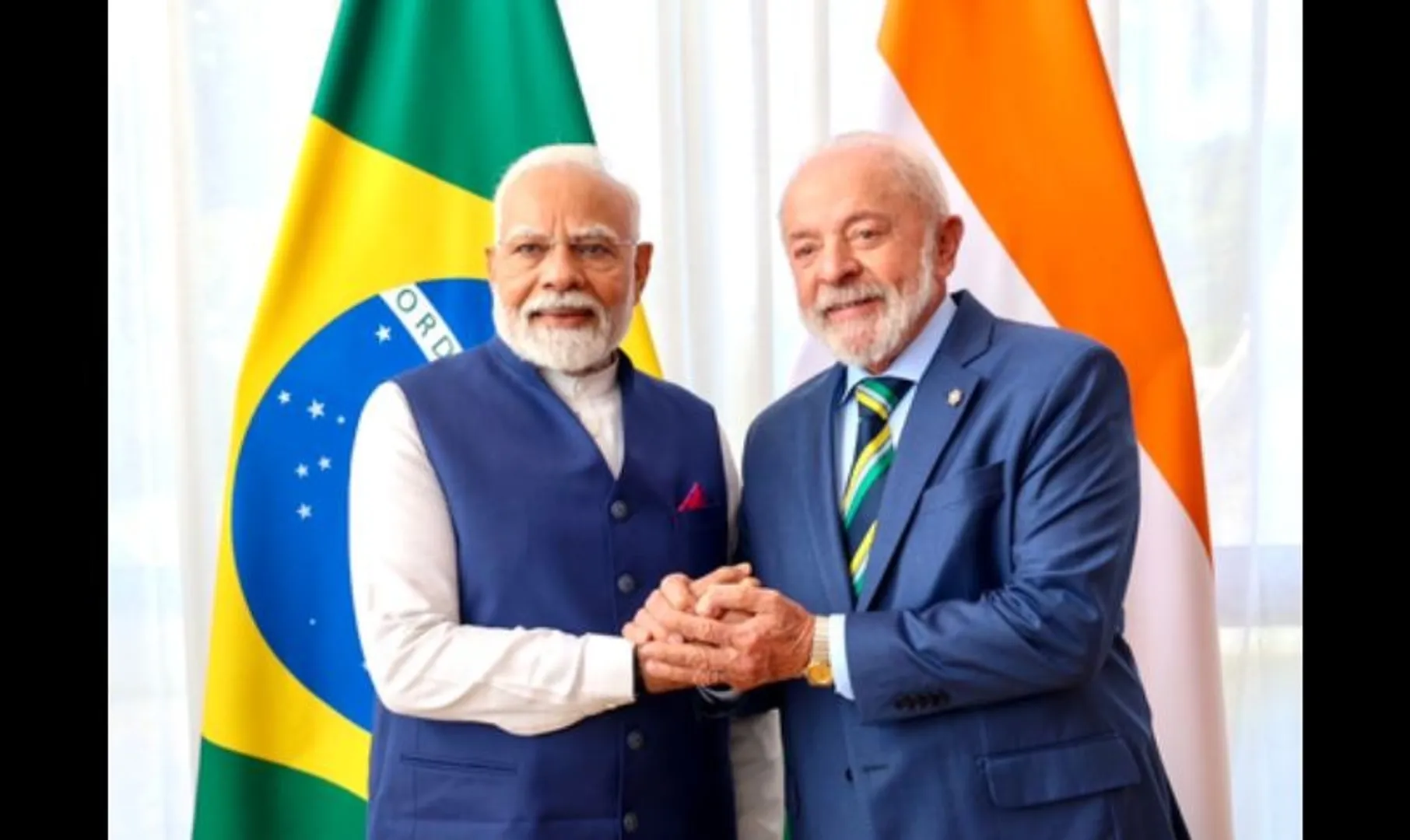 Modi with Brazil president