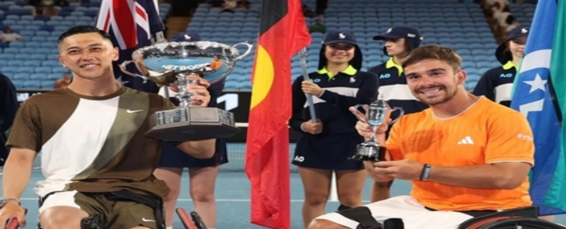 AUS open men wheelchair title