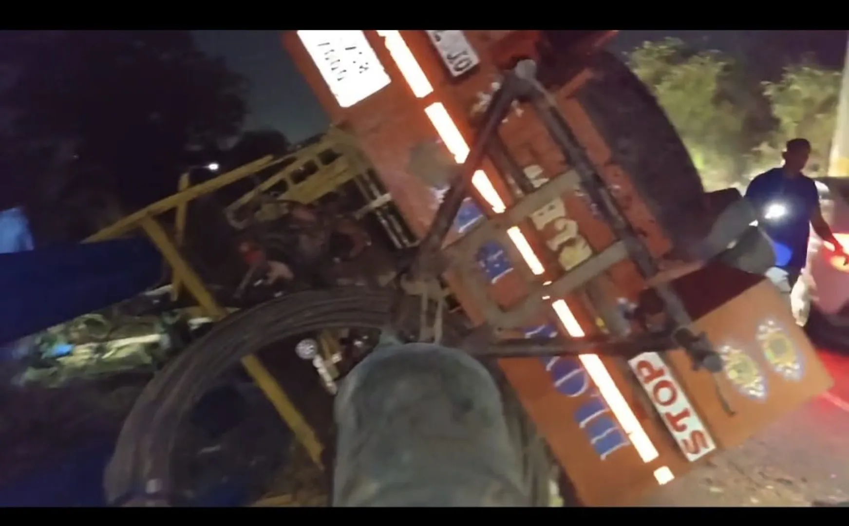 borewell drilling vehicle accident