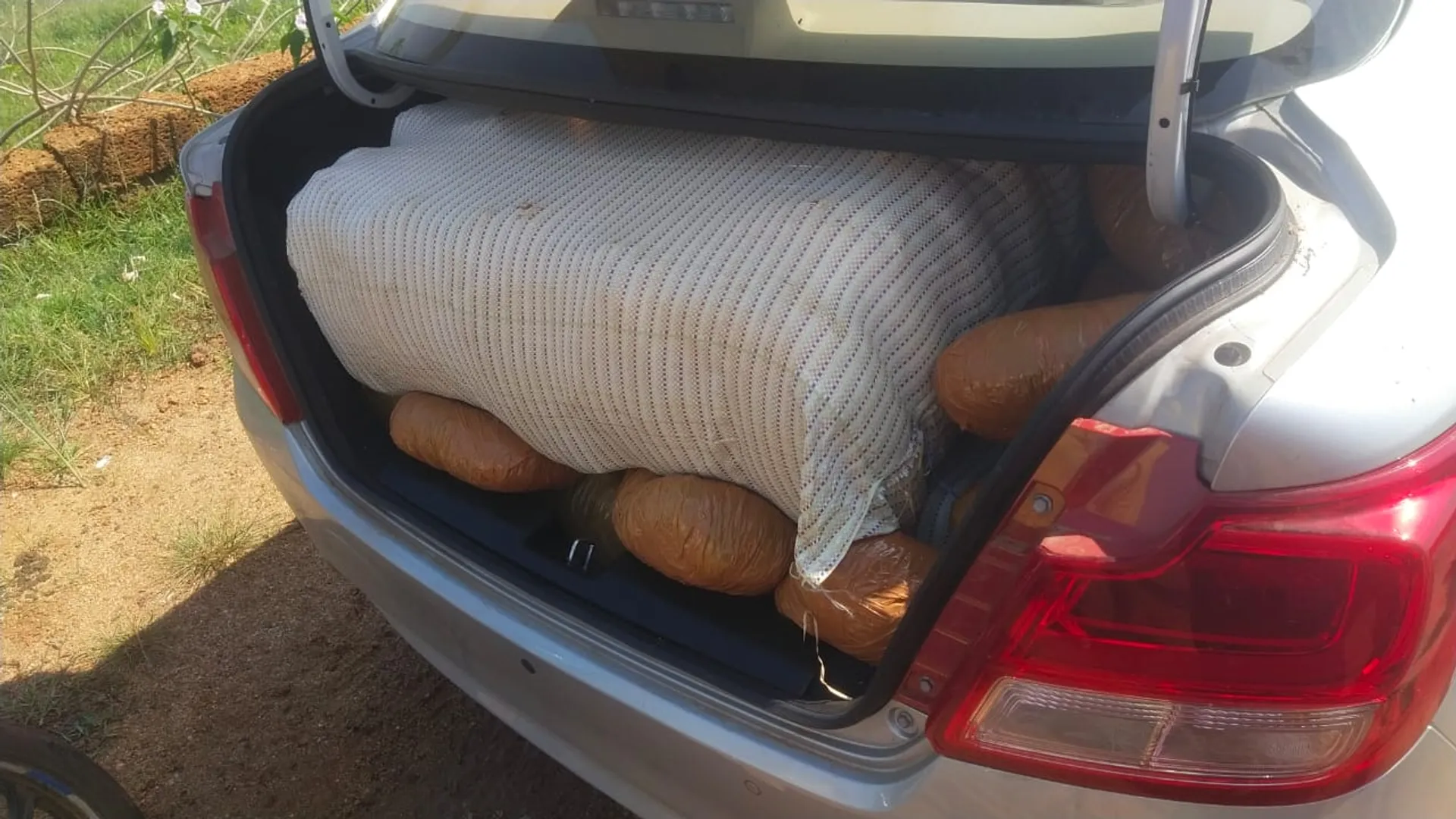 seized from car