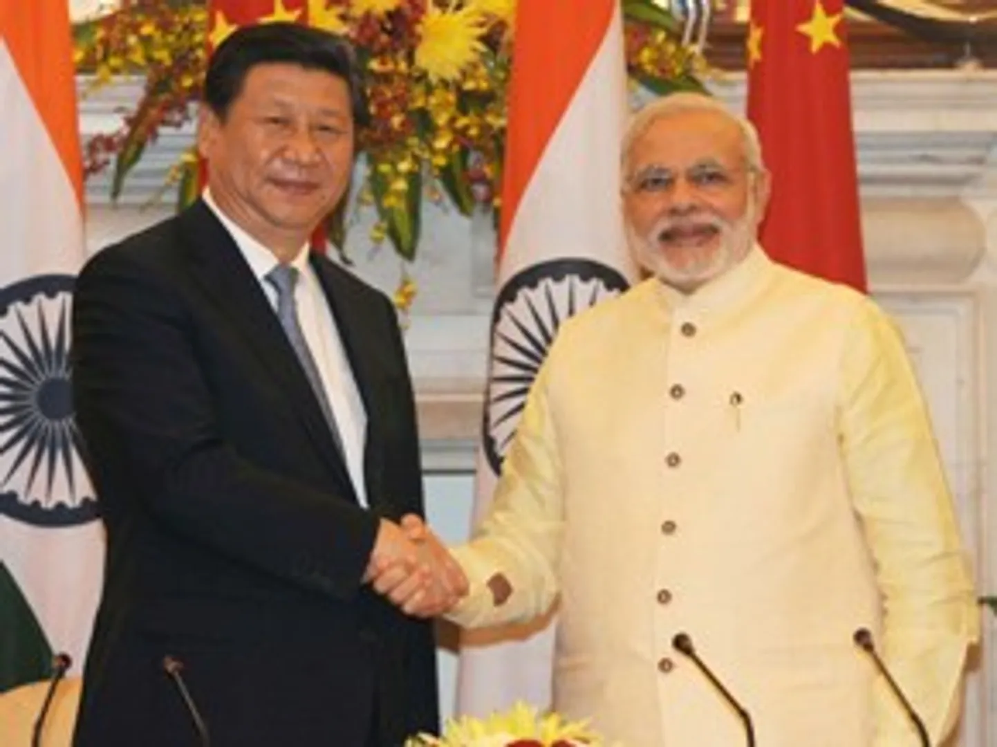 Modi meets China's Xi in Tashkent
